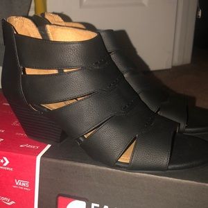 Brand new black sandals